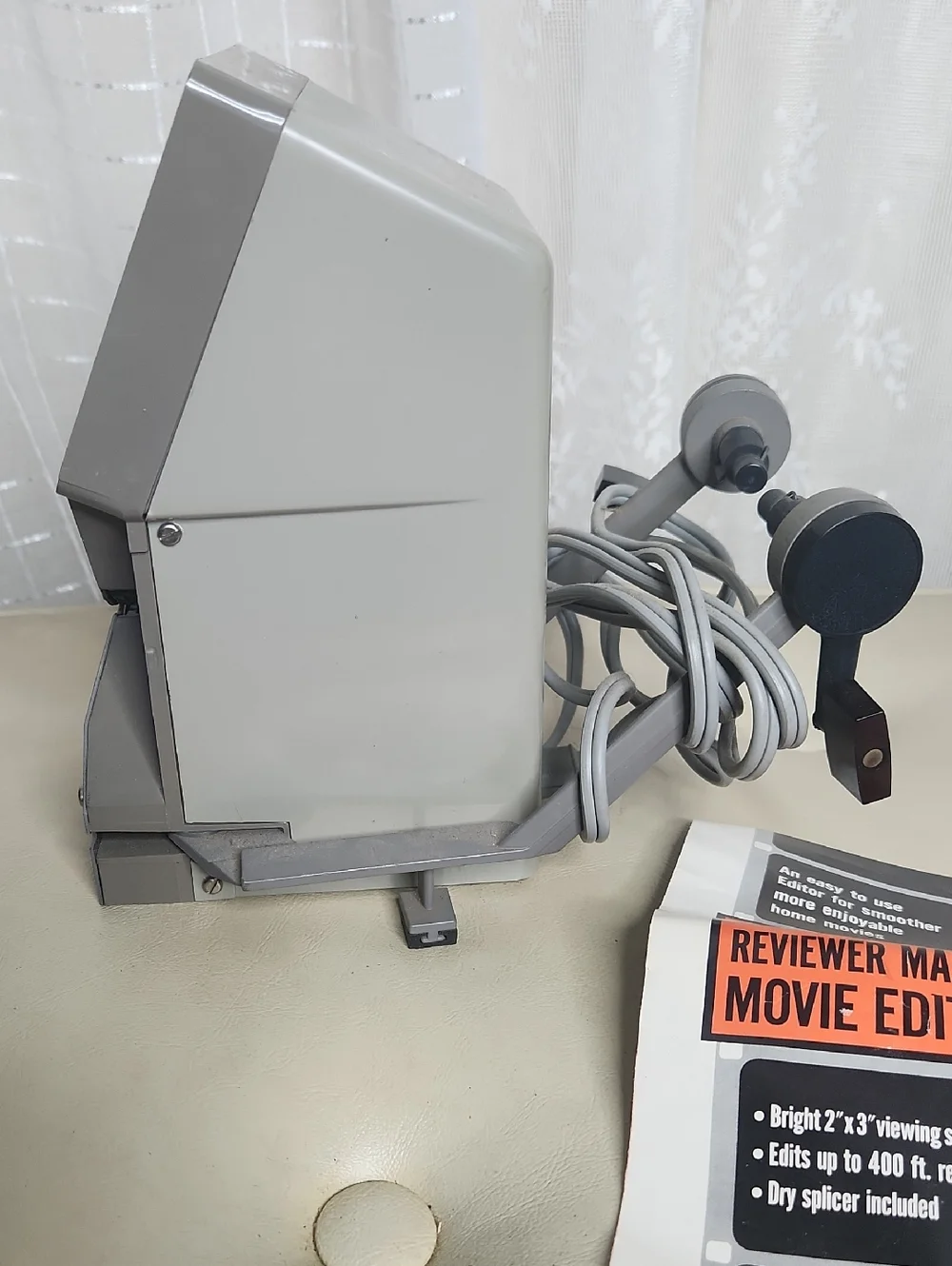 Vintage Midcentury Collectable Baia Reviewer Mark II Super-8 Movie Film Editor